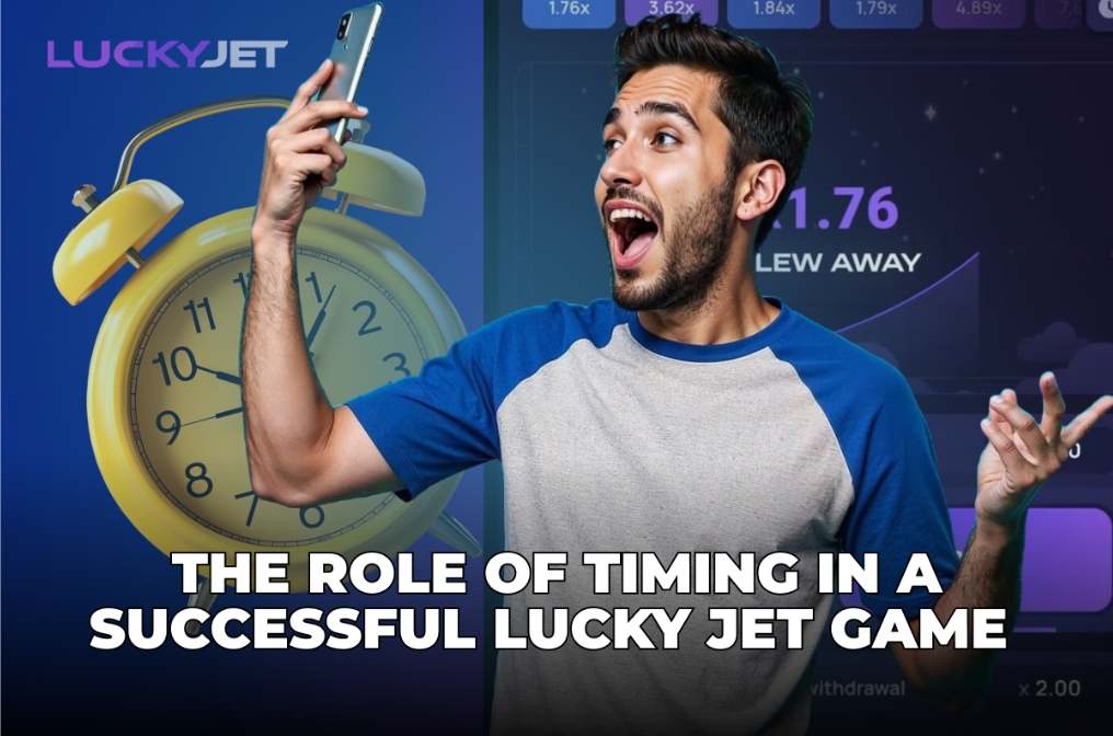 Visual representation of timing elements crucial for winning in a lucky jet game.